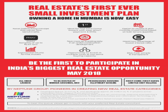 Be the first to participate in India's Biggest Real Estate Opportunity in May 2018